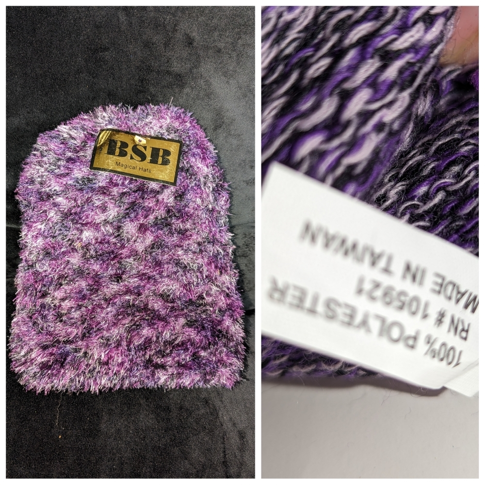 BSB brand purple hat with tag